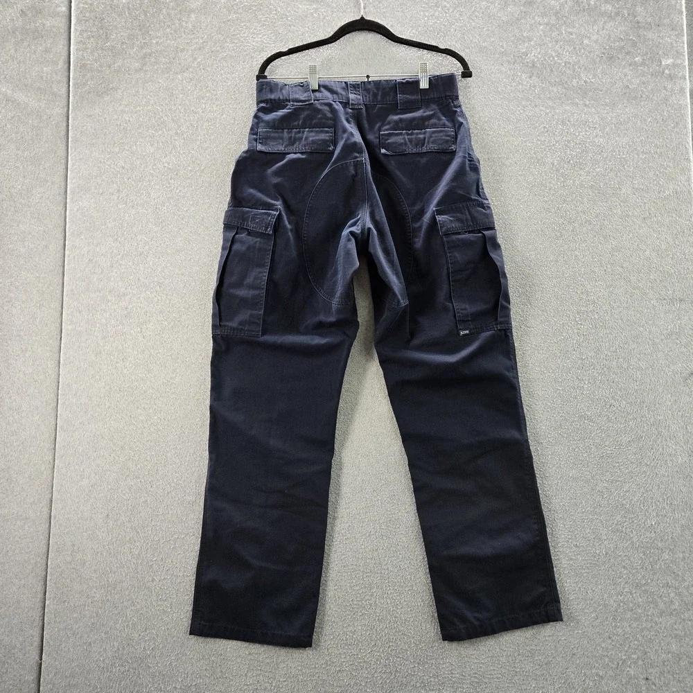5.11 Tactical Series Men Pants M Navy Cargo Ripstop READ